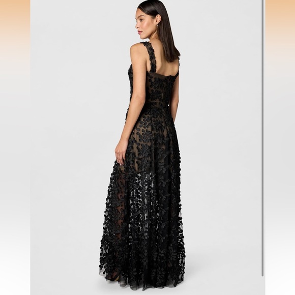 Dress the Population Women's Anabel Sweetheart Bustier Maxi Dress, Black, XS - Picture 3 of 5